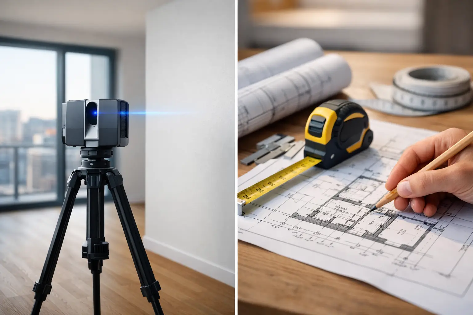 Laserscan oder klassisches Handaufmaß?
